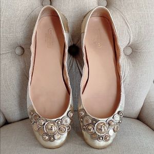 Coach Authentic Leather Driver/Ballet Size 9B
